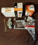 8 Pieces Gray Wiremold Fittings, Connector, Elbow, Coupler, Pulley, Socket. Fixed Price $49.00.