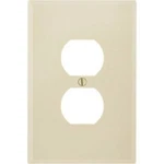 25-LEVITON 1-GANG Smooth Plastic Oversized Outlet Wall Plate, Ivory 001-86103. Fixed Price $40.89.