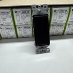 50-LEVITON 5603-2E 15 A, Black Way Decora Switch 120/277 Volt New. Fixed Price $34.77.