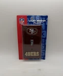 San Francisco 49ERS Nfl Football Light Switch Plate. Fixed Price $30.00.