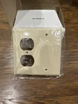 10 Pack Cooper 5132V Ivory Standard Size Single Gang Duplex Wallplates. Fixed Price $6.50.