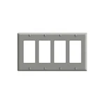 Leviton PJ264-I Midway Size 4-GANG Decora Wallplate, Ivory. Fixed Price $23.03.