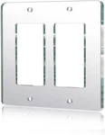 Mirror Light Switch Plates Double Rocker 4.72" X Cover. Fixed Price $13.85.