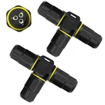3 Way IP68 Waterproof Electrical Junction Box - Pin Outdoor Cable Connector.... Fixed Price $24.87.