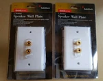 X / 40-982 Gold-plated 2-TERMINAL Speaker Wall. Fixed Price $19.95.
