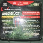 Cooper Wiring Devices WIU-2 Weather Box Horizontal/ Vertical Mount While-in-use. Fixed Price $19.99.