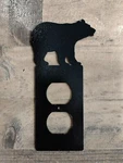 Bear Metal Outlet Cover Wildlife Cabin Lodge Rustic Decor Art. Fixed Price $16.49.