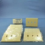 Eagle 2041V Ivory Mid-size 3-GANG Toggle Switch Cover Plastic Wallplates 10-PACK. Fixed Price $26.12.