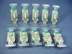 Cooper CS315V Ivory Commercial Toggle Wall Light Switches 3-WAY 15A 10-PACK. Fixed Price $37.99.