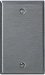 Leviton 102-84014-000 Stainless Steel Outlet Box Cover, Wall Plate, 1-GANG Satin. Fixed Price $8.95.