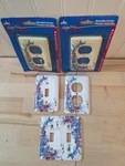 Vtg Leviton Finishing Touch Ceramic Butterfly Design Switch Plate Outlet.... Fixed Price $23.50.