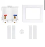 Sweat Connection Washing Machine Outlet Box W/ Water Hammer Arresters 1/4" Turn. Fixed Price $24.99.