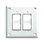 Cortech Tpdd Duplex Recept Wll PLT,STND;WHT,2GNG,TXTR 1CFC8. Fixed Price $40.30.
