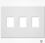 Lutron VWP-3-WH Dimmer/swch Wll PLT,STND;WHT,3GNG,MATTE 5PWP6. Fixed Price $75.00.