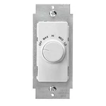 Fan Speed Control Leviton Decora Illumatech 120V 1.5A RTF01-10W White Quiet. Fixed Price $46.99.