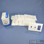 Leviton 80421-W White Standard 3-GANG Toggle Decora Plastic Wallplate Cover 10PC. Fixed Price $22.79.