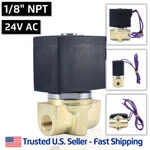 1/8" Ac Electric Brass Solenoid Valve Water Air Gas Volt - Free Shipping. Fixed Price $33.81.
