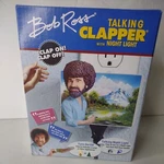 Bob Ross Talking Clapper With Night To Turn On Off Nitelight. Fixed Price $29.99.