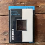 Legrand Adorne Gloss White Screwless Wall Plate AWP1G2WH10. Fixed Price $12.00.