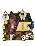 Vintage Country Cottage Home Sweet Resin Outlet Double Switch Plate Cover. Fixed Price $12.99.