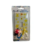Vintage 1995 Disney Babies Mickey Mouse Baseball Switch Plate Safety 1ST. Fixed Price $6.50.