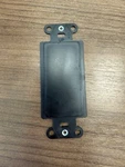 Legrand Blank Port Decor Outlet Strap, Black On-q No Package Screws. Fixed Price $5.00.