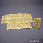 Leviton 80503-I Ivory 1-GANG Duplex Outlet Plastic Midway Wallplate Covers 25PCS. Fixed Price $32.29.