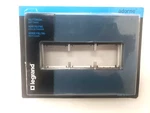 Set Of 3 New Legrand Adorne Felt Green Gang Wall Plate. Fixed Price $22.50.