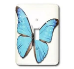 3DROSE Lsp 101574 Large Turquoise Butterfly Single Toggle Switch Multicolor. Fixed Price $21.99.
