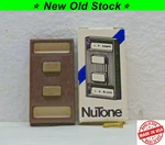 Vintage Nutone Two-family Double Push Button Doorbell With Name Plates Slots. Fixed Price $14.95.