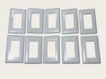 Quiet Switch Plate Covers Qty 10 Outlet Receptacle Rocker White Mobile Home Rv. Fixed Price $39.99.