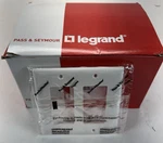 *20PCS* Legrand Pass & Seymour TP262-W Trademaster Wall Plate Gang, White. Fixed Price $13.99.