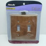Amerelle Elumina American Tack & Hardware Solid Oak Wallplate CC4007TT. Fixed Price $10.75.