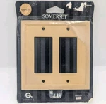 Somerset Sienna Double Decorator Standard 2-GANG Wall Plate Free Shipping New. Fixed Price $14.11.