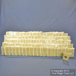 Leviton 86004 Ivory 1-GANG 1.406" Outlet Plastic Standard Wallplate Cover 100PC. Fixed Price $85.49.