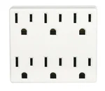 Leviton C22-6ADPT-00W White 15A 125V 2-POLE 3-WIRE Outlet Grounding Adapter. Fixed Price $9.89.