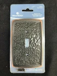 144036 Brainerd Hammered Single Toggle Light Switch Cover Plate Bronze. Fixed Price $7.99.