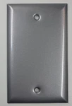 10X Bwf BC-1V Blank Weatherproof Covers Stamped Steel Grey. Fixed Price $10.00.