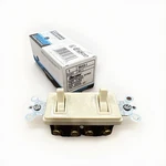 (qty 4) Leviton 5643-I 15A Two 3-WAY Rocker Switches Combination Vintage. Fixed Price $88.00.