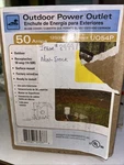 Outdoor Power Outlet By Midwest 50 Amp 120/240 V Model UO54P Receptacle. Fixed Price $35.00.