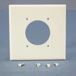 Cooper PJ703W White 2-GANG 2.15" Dia Outlet Unbreakable Mid-size Wallplate Cover. Fixed Price $8.54.