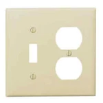Leviton PJ18-I Combination Wallplate Midway Size 2-GANG. Fixed Price $57.07.
