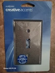 Creative Accents Wall Lighting Plates Toggle Text Antique Copper 9TA. Fixed Price $7.58.