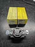 Lot Hubbell Wire Receptacle HBL7410-B Twist Lock 20A 3 Phase 4P. Fixed Price $49.20.