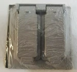 Nip Pass & Seymour CA82-G Weatherproof Dual Outlet Cover Gray Cast Zinc. Fixed Price $13.96.