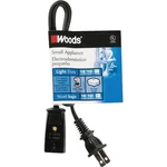 Woods Ft. 18/2 10A Mini Plug Appliance Cord 078693002939 Black. Fixed Price $12.68.