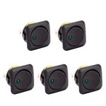 Esupport 25MM Car Boat Round Dot Green Led Light Rocker Toggle Switch. Fixed Price $13.00.