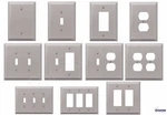 Brushed Satin Nickel Wall Switch Plate Outlet Cover Toggle Rocker Gfi. Fixed Price $9.99.