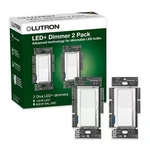 Lutron DVCL-153P-WH-2 Led Dimmer (2 Pack) New. Fixed Price $50.00.