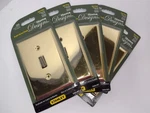 5 Stanley Single Light Switch Wall Plates Bright Brass Finish Home Designs New. Fixed Price $22.95.